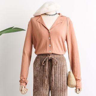 V-neck Knit Shirt