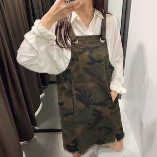Camo Jumper Dress / Mini Skirt