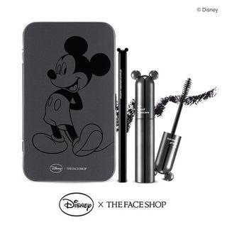 The Face Shop - All-proof Eye Kit Tin Case: Mega Proof Mascara + Automatic Eyeliner (disney Collaboration)