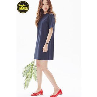 Pocket-front Zip-back Dress