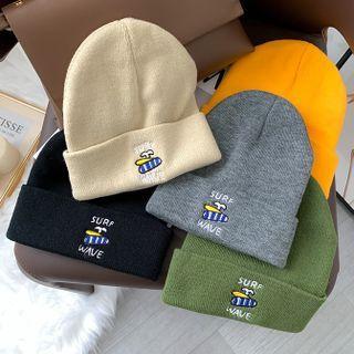 Bee Embroidered Beanie