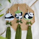 Embroidered Panda Tassel Qipao Charm