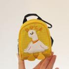 Print Mini Canvas Pouch / Embroidered Pouch