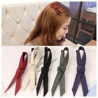 Ribbon Leather Hair Clamp