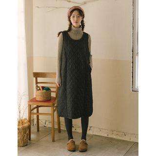 Sleeveless Quilted Dress