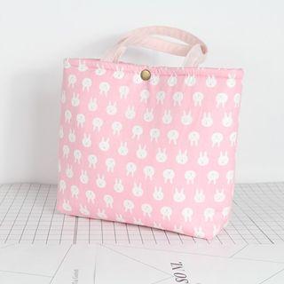 Rabbit Print Lunch Bag