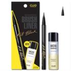 Clio - Waterproof Brush Liner Kill Black Xp Set (lip & Eye Remover) 2 Pcs