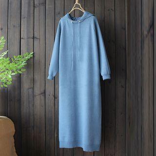 Knitted Hoodie Dress