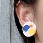 Circle Ear Stud / Clip On Earring