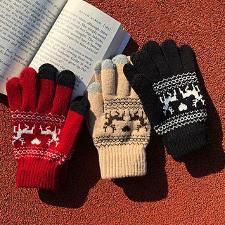 Deer Pattern Gloves