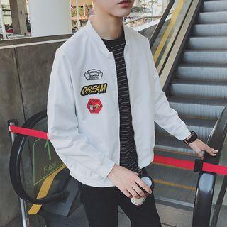 Couple Matching Embroidered Bomber Jacket