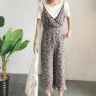 Set: Short-sleeve T-shirt + Strappy Jumpsuit