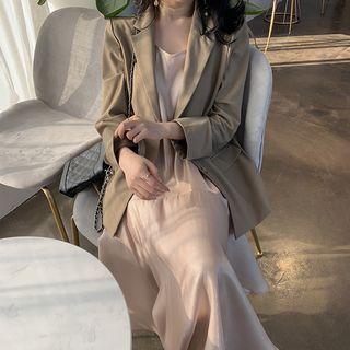 Blazer / Sleeveless A-line Dress