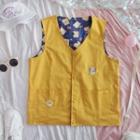 Embroidered Vest Yellow - One Size