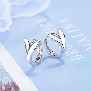 Metal Mermaid Tail Hoop Earring