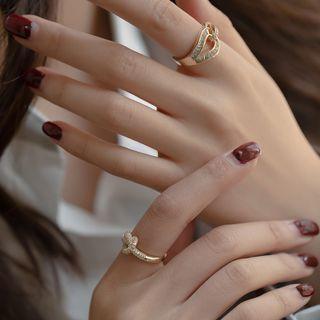 Rhinestone Ring / Knot Rhinestone Ring