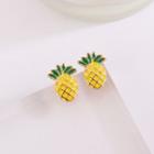 Pineapple Alloy Earring 1 Pair - Yellow - One Size