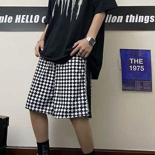 Couple Matching Checkered Shorts