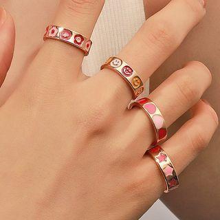 Embossed Alloy Ring (various Designs)