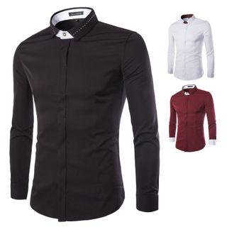 Stitching Accent Shirt