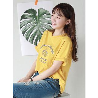 Short-sleeve Dim Sum Printed T-shirt