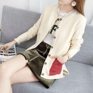 Embroidered Panel Cardigan