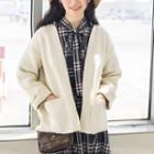 Bow Open-front Cardigan