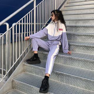 Color Block Pullover / Sweatpants