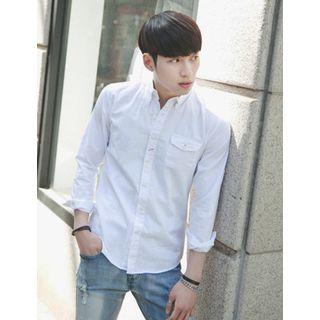 Washed Roll-up Shirt