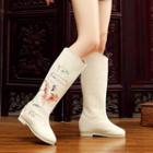 Traditional Chinese Embroidered Short Boots / Knee-high Boots