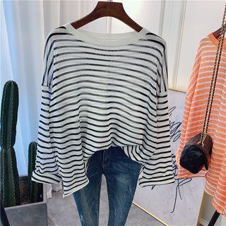 Stripe Loose-fit Light Top