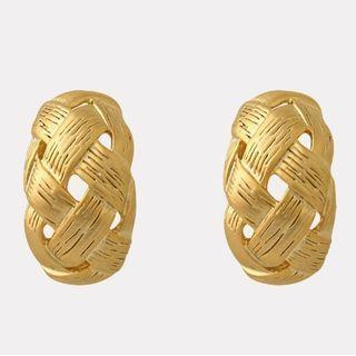 Alloy Open-hoop Earring