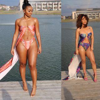 Hoop-accent Long Bikini Top
