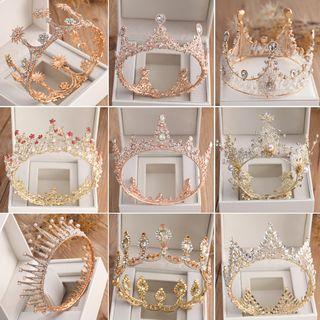 Wedding Embellished Tiara (various Designs)