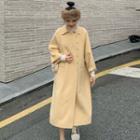 Button-up Long Coat 0209 - Light Yellow - One Size