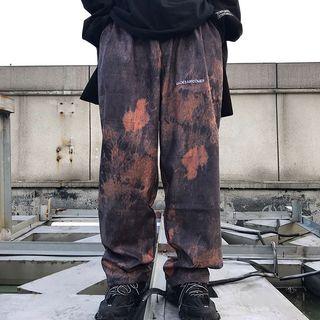 Tie Dye Straight Fit Pants