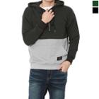 Hooded Color-block Sweatshirt
