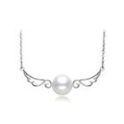 Fashion Angel Wings Necklace With White Fashion Pearl