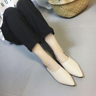 Two-tone Pointed Flats