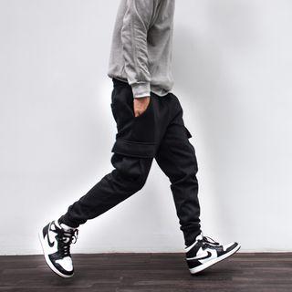 Drawstring Cargo Sweatpants