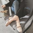 Block-heel Mary Jane Sandals