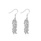 Fashion Creative Grape Shape Earrings Silver - One Size