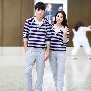 Couple Matching Set: Zip Hoodie + Sweatpants