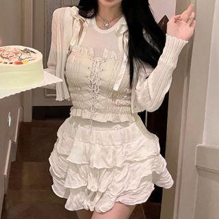 Lace-up Camisole Top / Tank Top