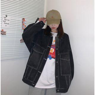 Denim Flap-pocket Jacket