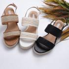 Rattan-strap Sandals