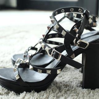 Studded Gladiator Sandals