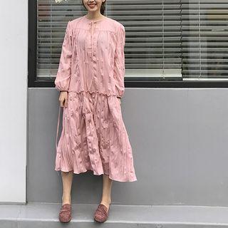 Long Sleeve Printed Dress