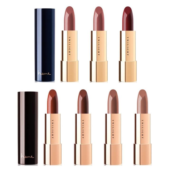 Heme - Twilight Satin Lipstick - 7 Types