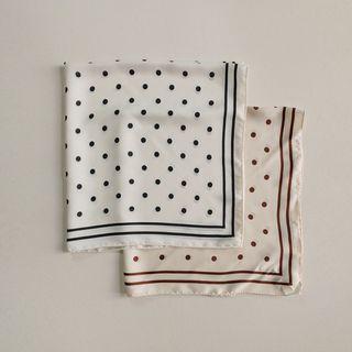 Dotted Silky Scarf